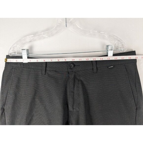 Travis Mathew Shorts Mens 36 Black Sand Harbour Flat Front Performance Golf - Picture 3 of 11